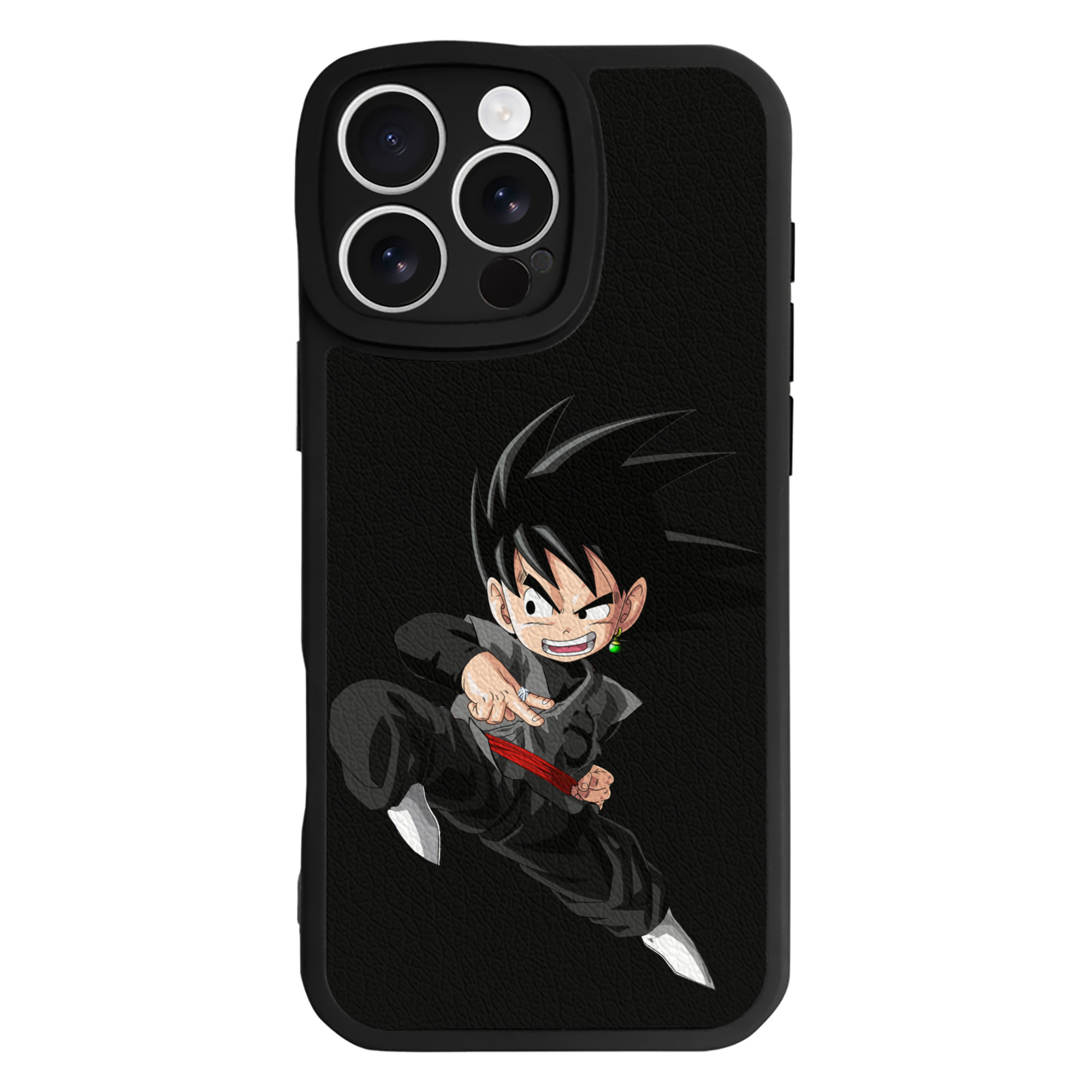 （画像用） ドラゴンボール 孫悟空（そん ごくう）Son Goku カカロット DRAGON BALL Kakarotto 【iPhone 16シリーズ対応】シリコンスマホケース（レザー調） 材質：シリコン